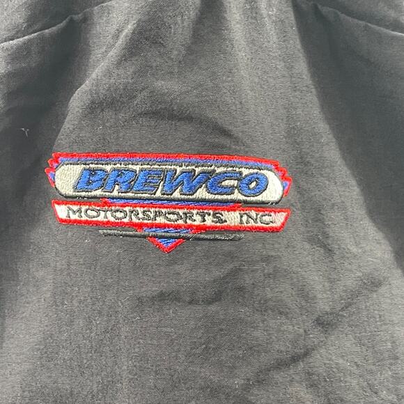 Vintage 80s Swingster Zip Up Jacket Kevin Grubb 37 Sz M Timber Wolf Racing USA - Picture 5 of 11